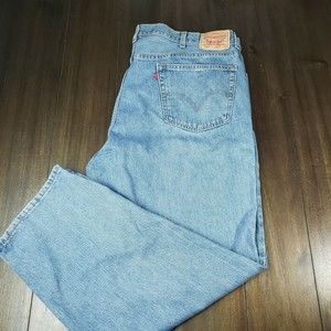 Levi's 560 Jeans Mens 44x30 Comfort Fit Blue Denim